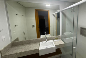 Banheiro Hotel oficial Rota Sulamericana de Vôlei Master