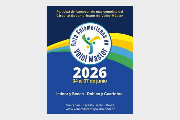 Banner Rota Sulamericana de Vôlei Master