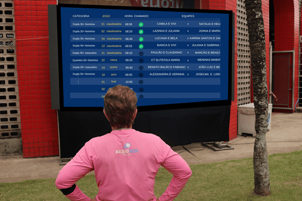 Logomarca do evento Vôlei Master Capixaba