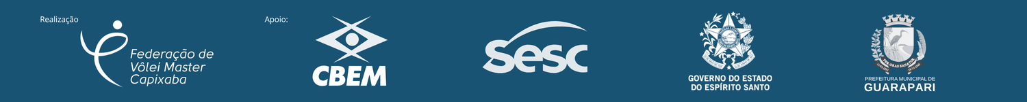 Barra Institucional do Vôlei Master Capixaba
